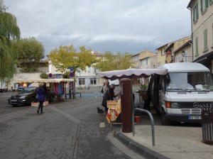 The Thursday market was a little sparse